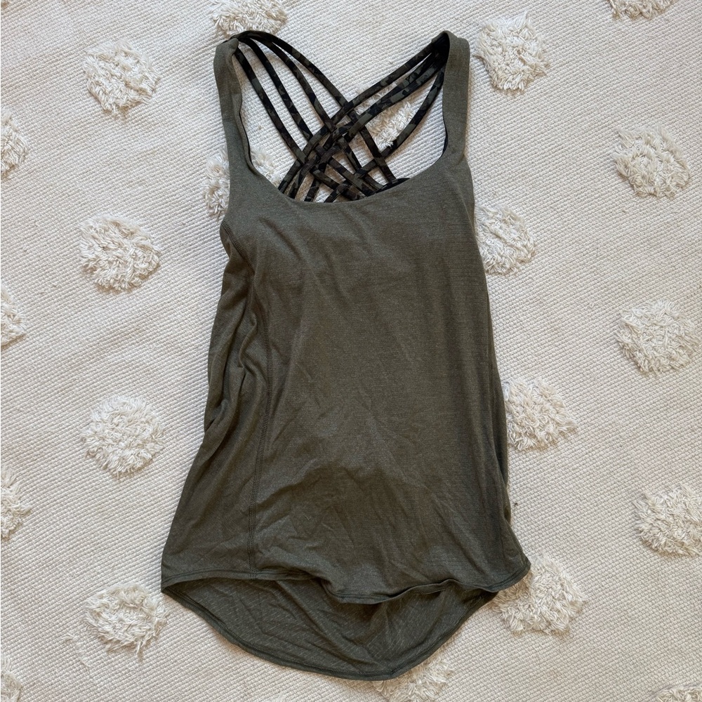 Lululemon Olive Green Top